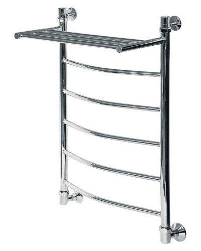 Водяной полотенцесушитель Ника Arc ЛД ВП 80/60 с полкой Хром