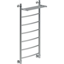 Водяной полотенцесушитель Ника Arc ЛД ВП 100/40 с полкой Хром