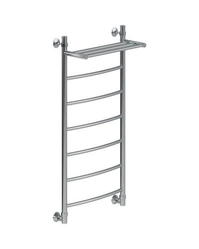 Водяной полотенцесушитель Ника Arc ЛД ВП 100/40 с полкой Хром