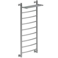 Водяной полотенцесушитель Ника Arc ЛД ВП 120/50 с полкой Хром