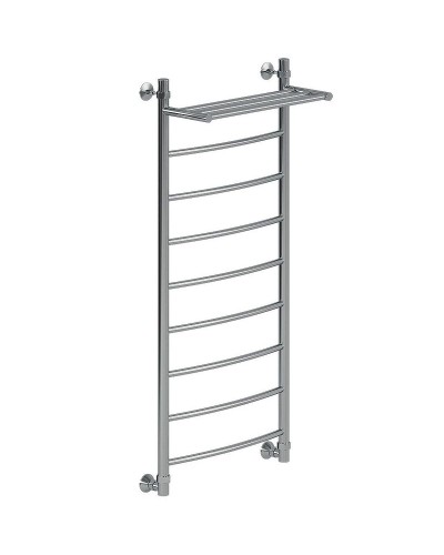 Водяной полотенцесушитель Ника Arc ЛД ВП 120/50 с полкой Хром