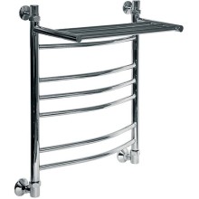 Водяной полотенцесушитель Ника Arc ЛД/ВП (г2) 60x60 с полкой Хром