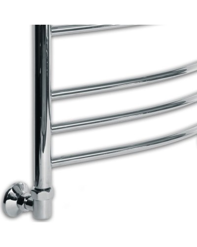 Водяной полотенцесушитель Ника Arc ЛД/ВП (г2) 80x40 с полкой Хром