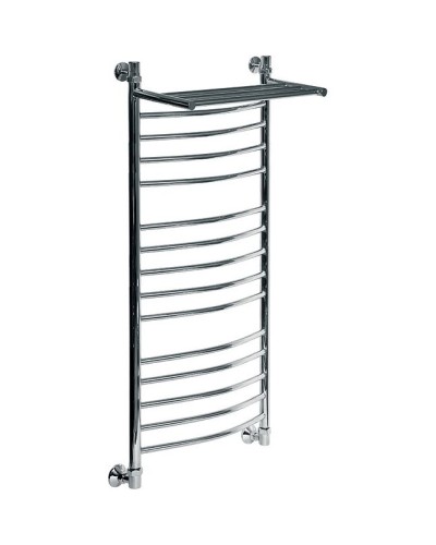 Водяной полотенцесушитель Ника Arc ЛД/ВП (г2) 120x60 с полкой Хром