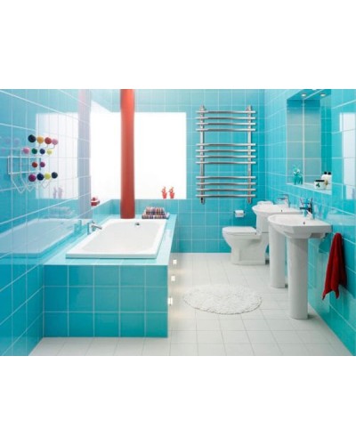 Водяной полотенцесушитель Ника Bamboo ЛБ 1 60x60 Хром