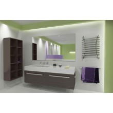 Водяной полотенцесушитель Ника Bamboo ЛБ 8 60x40 Хром