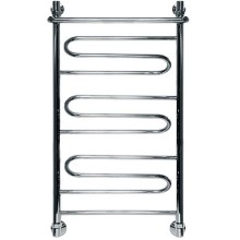 Водяной полотенцесушитель Ника Curve ЛZ/ВП 80x50 с полкой Хром