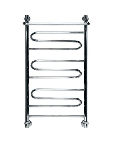 Водяной полотенцесушитель Ника Curve ЛZ/ВП 80x50 с полкой Хром