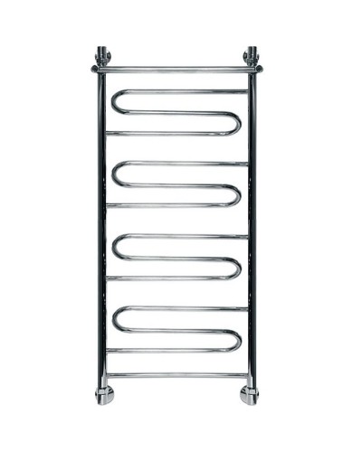 Водяной полотенцесушитель Ника Curve ЛZ/ВП 100x40 с полкой Хром