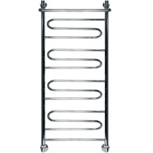 Водяной полотенцесушитель Ника Curve ЛZ/ВП 100x60 с полкой Хром