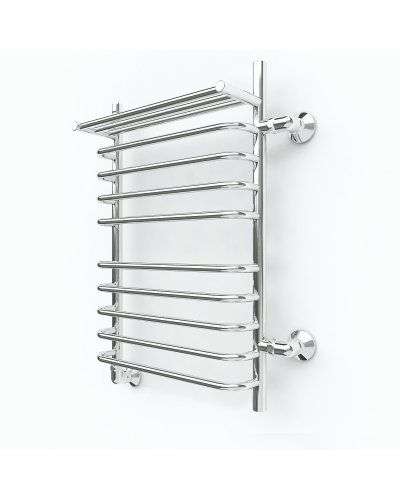 Водяной полотенцесушитель Эрато A16 700х400 (с верхней полкой и правым боковым подключением)