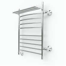 Водяной полотенцесушитель Эрато A17 700х500 (с верхней полкой и правым боковым подключением)