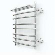 Водяной полотенцесушитель Эрато A22 1000х500 (с верхней полкой и правым боковым подключением)