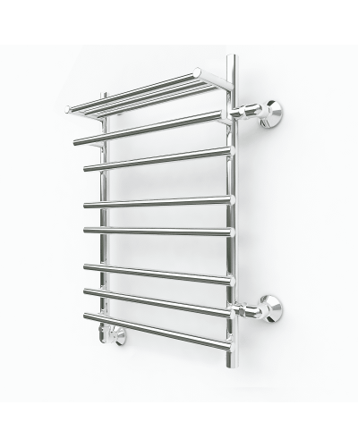 Водяной полотенцесушитель Эрато A24 1000х500 (с верхней полкой и правым боковым подключением)