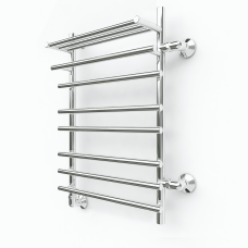 Водяной полотенцесушитель Эрато A24 1200х400 (с верхней полкой и правым боковым подключением)