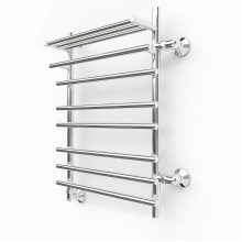 Водяной полотенцесушитель Эрато A24 600х600 (с верхней полкой и правым боковым подключением)