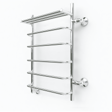 Водяной полотенцесушитель Эрато A36 1000х400 (с верхней полкой и правым боковым подключением)