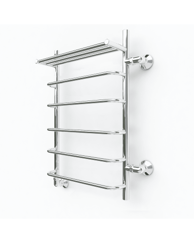 Водяной полотенцесушитель Эрато A36 600х500 (с верхней полкой и правым боковым подключением)