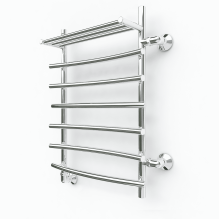 Водяной полотенцесушитель Эрато A37 600х400 (с верхней полкой и правым боковым подключением)