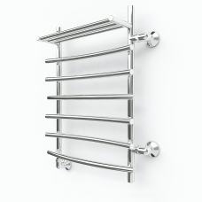 Водяной полотенцесушитель Эрато A37 600х600 (с верхней полкой и правым боковым подключением)