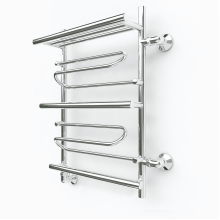 Водяной полотенцесушитель Эрато A43 1200х600 (с верхней полкой и правым боковым подключением)