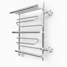 Водяной полотенцесушитель Эрато A43 700х600 (с верхней полкой и правым боковым подключением)