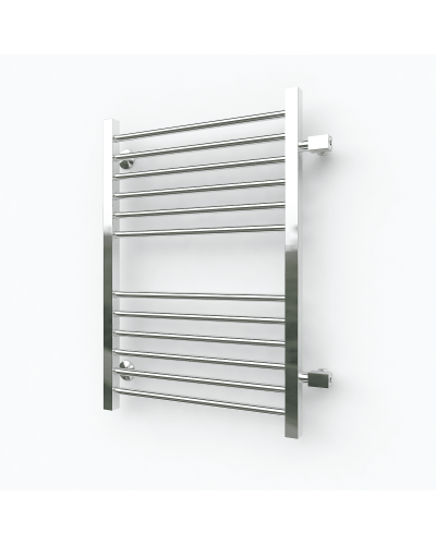 Водяной полотенцесушитель Эрато Квадрат 2 1200х400 (с боковым подключением)