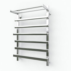 Водяной полотенцесушитель Эрато Квадрат 23 1200х400 (с верхней полкой)