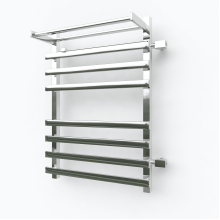 Водяной полотенцесушитель Эрато Квадрат NEXT 1 700х400 (с верхней полкой и правым боковым подключением)