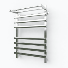 Водяной полотенцесушитель Эрато Квадрат NEXT 2 600х600 (с верхней полкой)