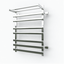 Водяной полотенцесушитель Эрато Квадрат NEXT 3 1200х400 (с верхней полкой и правым боковым подключением)
