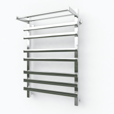 Водяной полотенцесушитель Эрато Квадрат NEXT 3 600х600 (с верхней полкой)