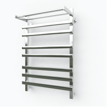 Водяной полотенцесушитель Эрато Квадрат NEXT 3 700х500 (с верхней полкой)