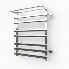 Водяной полотенцесушитель Эрато Квадрат NEXT 3 700х600 (с верхней полкой и правым боковым подключением)