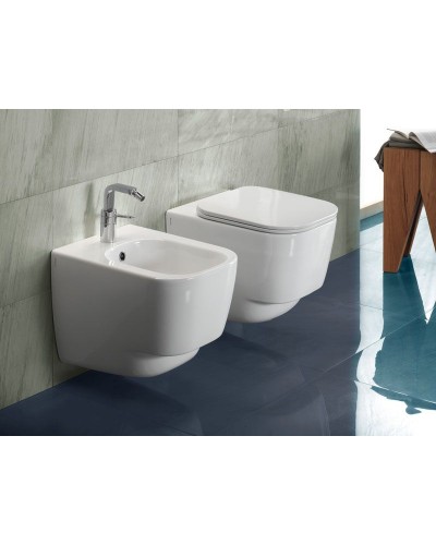 Биде Hatria Fusion 48 YXJ8 подвесное Белое