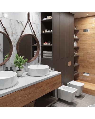 Биде Timo Soli TK-304 подвесное Белое