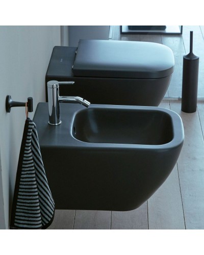 Биде Duravit Happy D 2 2258151300 подвесное Антрацит матовый