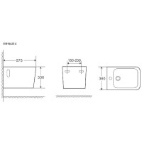 Биде Grossman GR-B4414 подвесное Белое