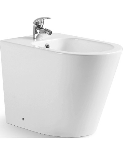 Биде CeramaLux NS-3378 приставное Белое