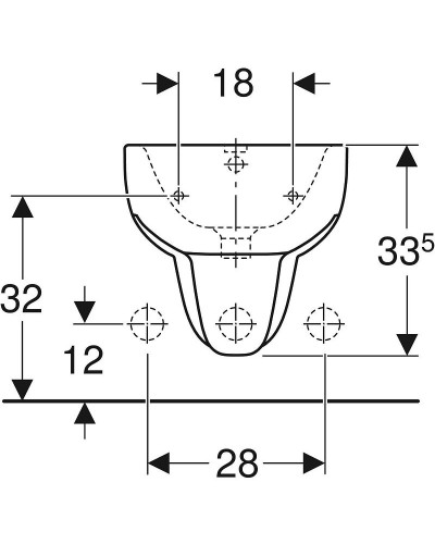 Биде Geberit Smyle 500.216.01.1 Белое