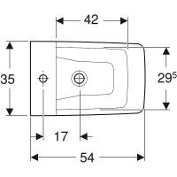 Биде Geberit Xeno 2 500.501.01.1 без крышки