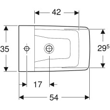Биде Geberit Xeno 2 500.501.01.1 без крышки