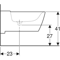 Биде Geberit Xeno 2 500.501.01.1 без крышки