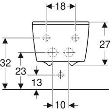 Биде Geberit Xeno 2 500.501.01.1 без крышки