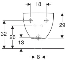 Биде Geberit Acanto 500.601.01.2 без крышки
