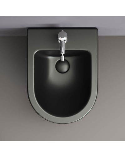 Биде Ceramica Nova Metropol CN4003MB подвесное Черное