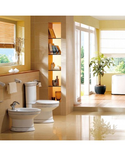 Биде CeramaLux Lux Classic 1410 Белое