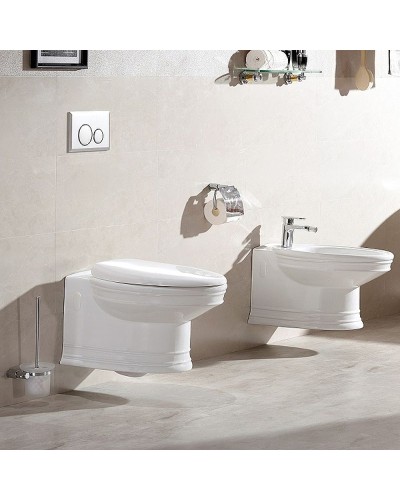 Биде CeramaLux Lux Classic 2031 подвесное Белое