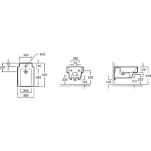Биде Jacob Delafon Terrace EMA0002-00 подвесное Белое