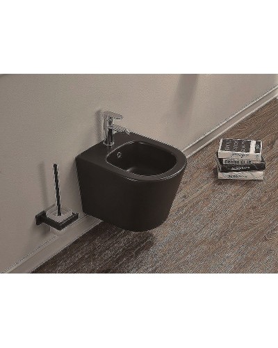 Биде CeramaLux 5330MB подвесное Черное матовое